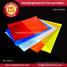 Various colors available reflective sheeting